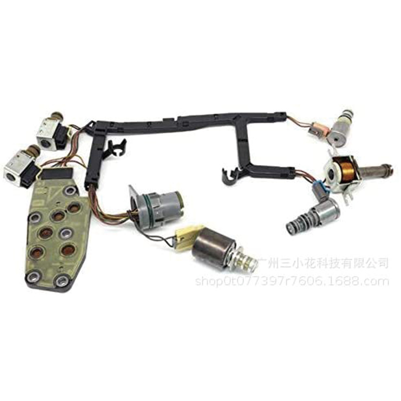 Suitable for Chevrolet 4L60E Old Model Solenoid Valve Kit with Wires, Transmission Solenoid Valve