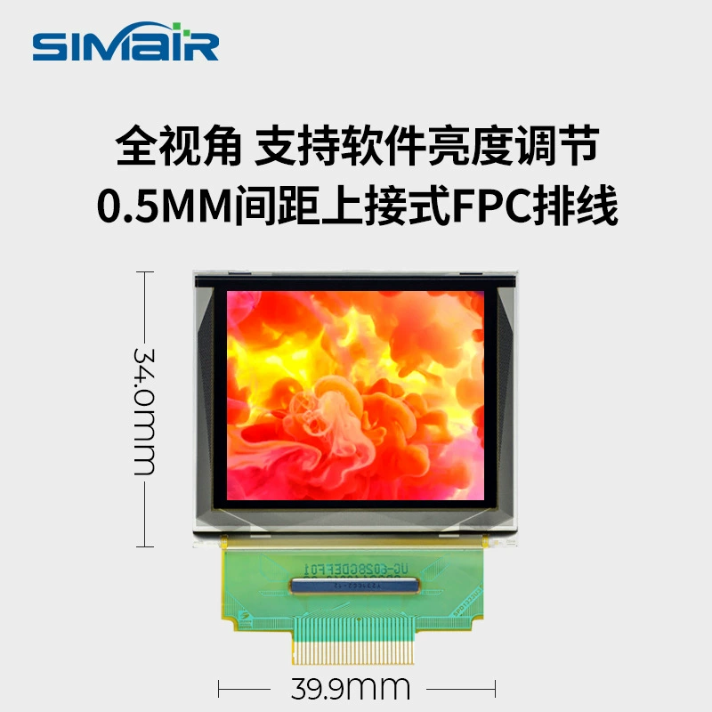 1.69-inch OLED color display 160x128 color OLED SSD1333 UG-6028GDEFF01