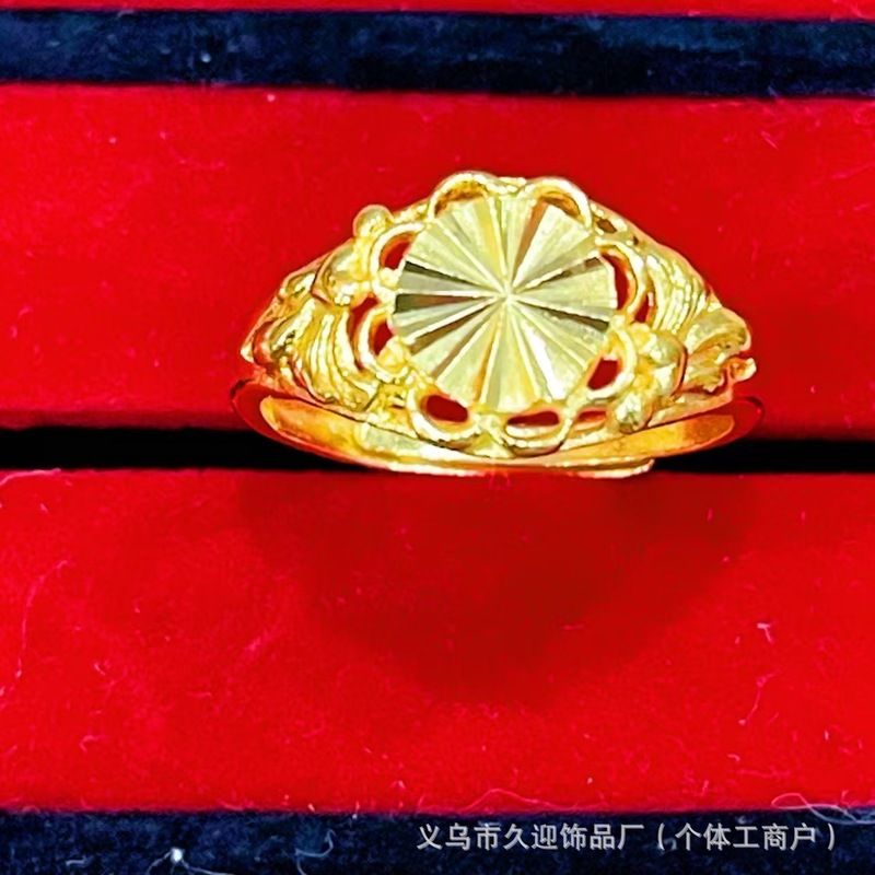 ネットの赤い金メッキのバラの指輪の女性の金の店は同じ金の金メッキの爆発のファッションの金メッキの指輪の商品の商品の供給源の卸売りです。|undefined