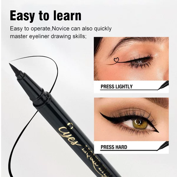 Cross-Border Makeup Gicymanty Smooth Liquid Eyeliner Pen That Lasts for a Long Time and Is Not Easy to Smudge Eye Makeup and Is Not Easy to Remove Eyeliner Pen
