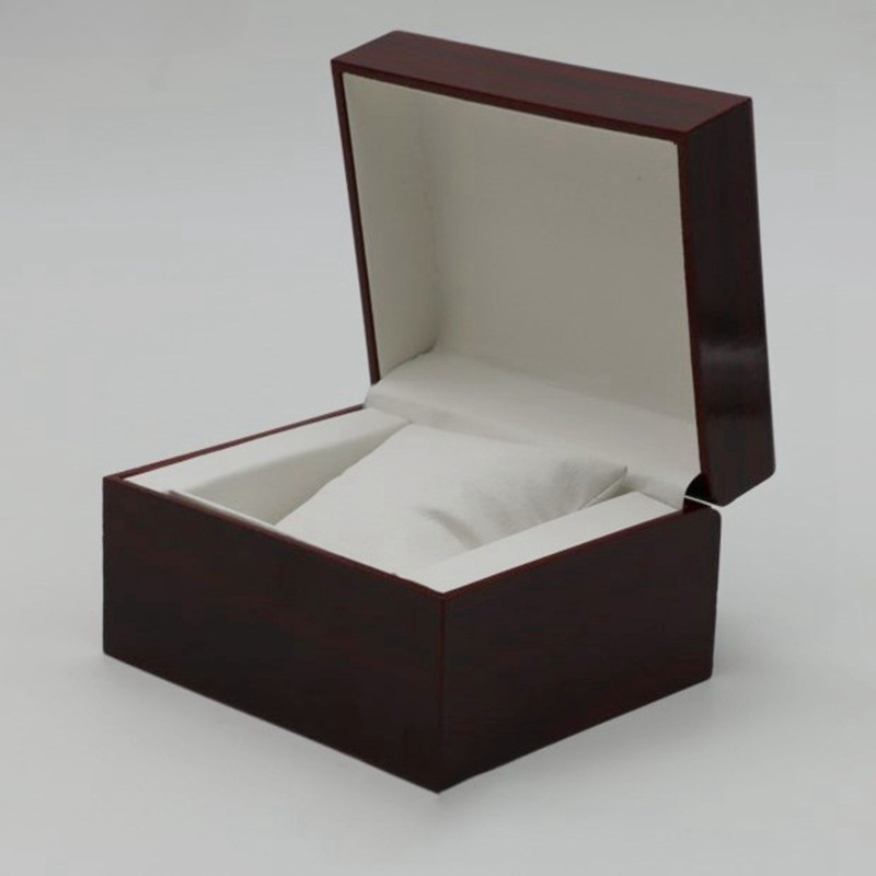 Spot Wooden Watch Box Wooden Watch Box Single Flip Watch Wooden Box Packaging Box Storage Display Box