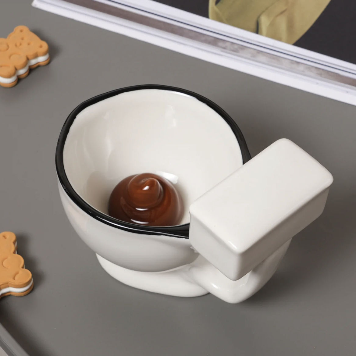 Muchos tipos de tazas de agua creativas y extrañas tazas de café de cerámica simples tazas personales tazas prácticas regalos de cumpleaños