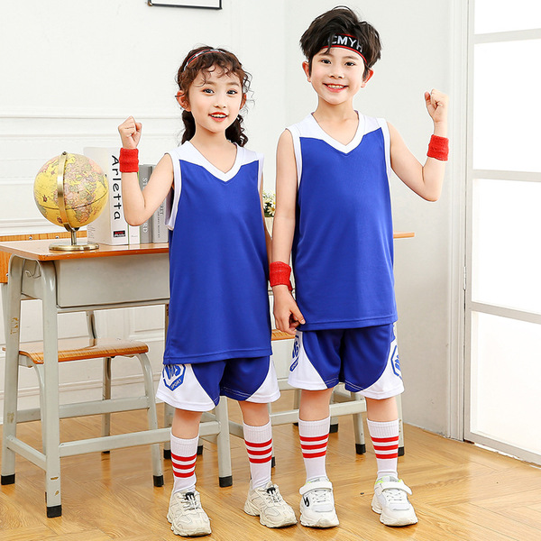 Children's basketball uniform for training