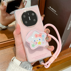 Huawei mate x6 携帯電話ケース Mate x 50% off スタッキングスクリーンスターシェーカー磁気ホルダー女性保護カバーに適しています