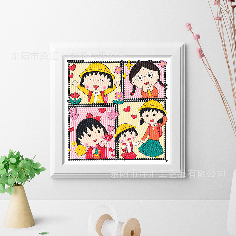 Nuevos niños 5d educativos rhinestone pintura hecha a mano DIY diamante pintura juguete creativo dibujos animados princesa serie image 6