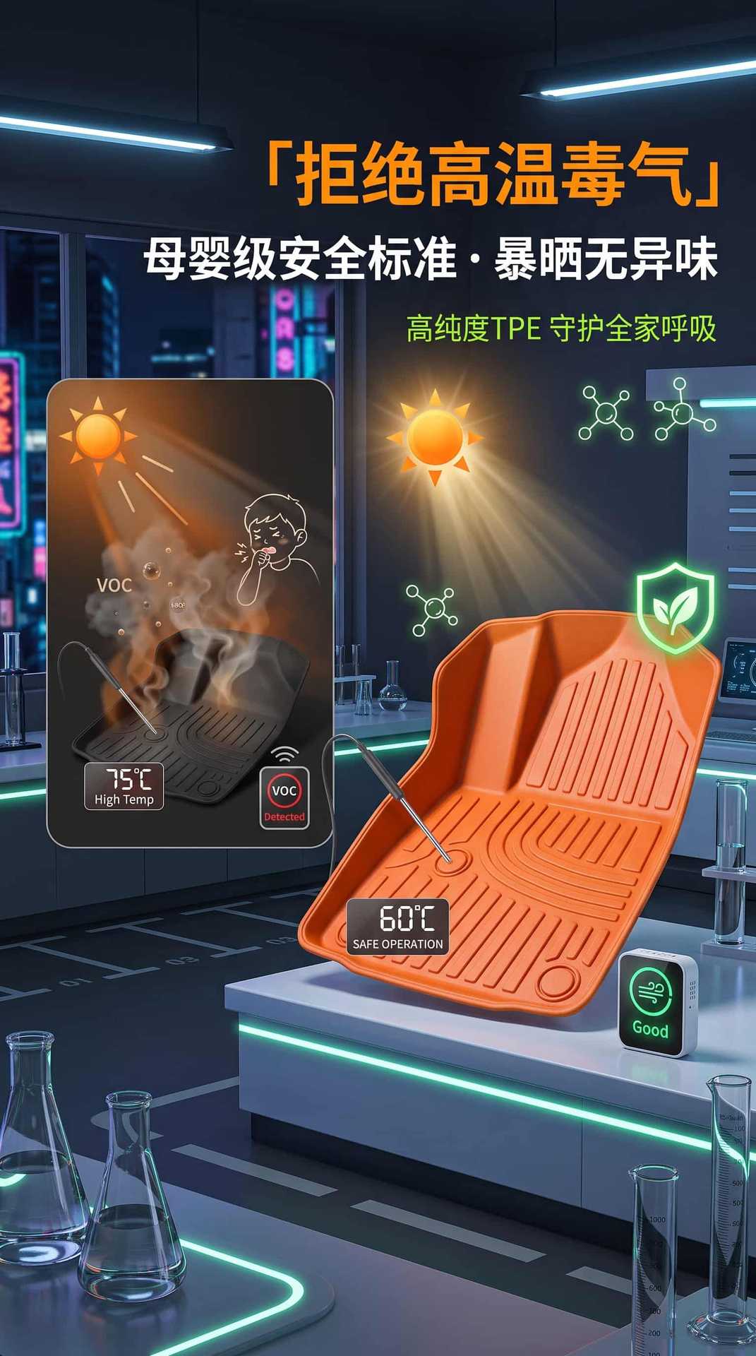 26 types of TPE floor mats for Tank 300L, waterproof, dustproof, eco-friendly material, car interior accessories, TPE floor mats