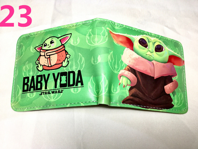 Baby Yoda maestro corto billetera Star Wars estudiante Monedero