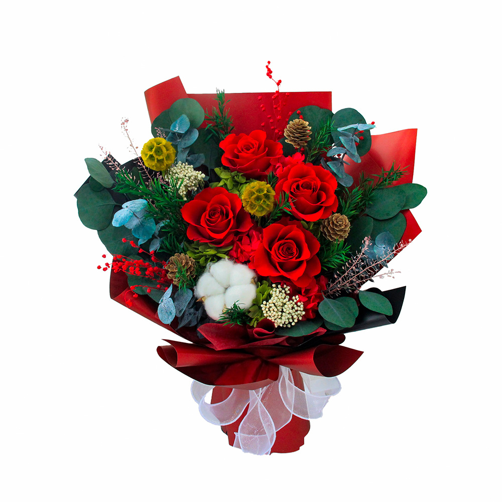 Yongshenghua ramo grande Chijin Yonghua mayorista personalizado Día de la madre Regalo del día de San Valentín con caja de regalo Yongshenghua producto terminado