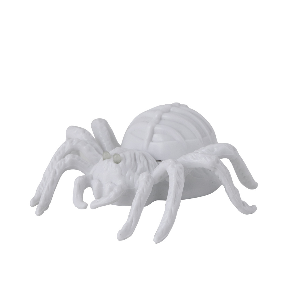 Transfronterizos Halloween ojos brillantes araña lámpara decoración de fiesta LED velas bicolor lámpara de noche lámpara de calabaza