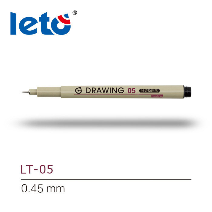 Aguja pluma flor de cerezo mismo gancho impermeable pluma dibujo pluma pintada a mano diseño arte boceto tubo de aguja negro 12 sets