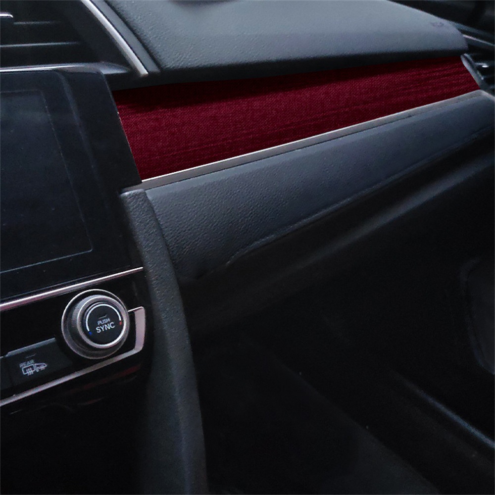 Car Interior Decal Suede Fabric Direct from Manufacturer, Self-Adhesive Personalized Car Wrap Anti-Scratch