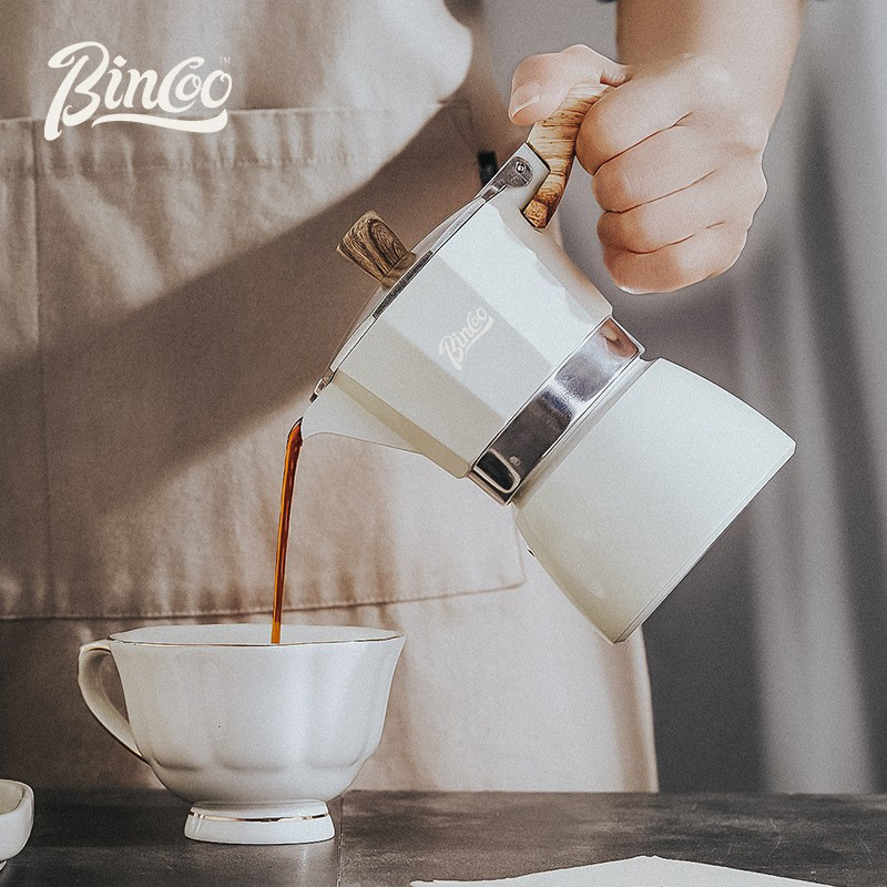 bincoo Italian moka pot coffee maker household small extraction pot hand coffee pot suit coffee appliance bincoo Italian moka pot coffee maker household small extraction pot hand coffee pot suit coffee appliance