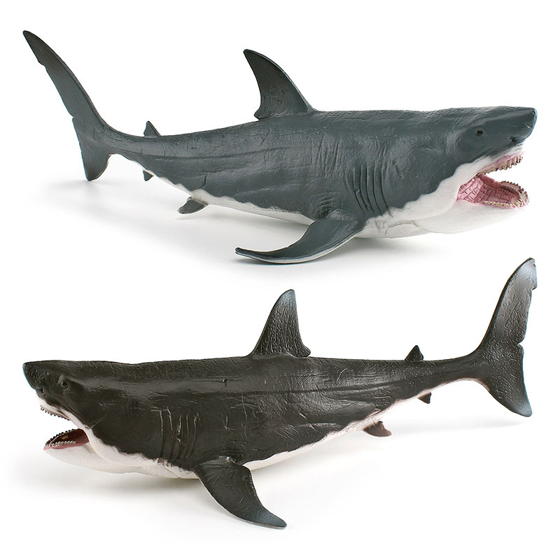 Simulación Marina animal gigante diente tiburón blanco tiburón espiral diente tiburón hueco modelo simulación Vida Marina adornos estáticos