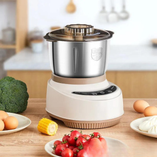 Large capacity small stainless steel dough kneading machine household multifunctional chef machine electric meat grinder vegetable grinder