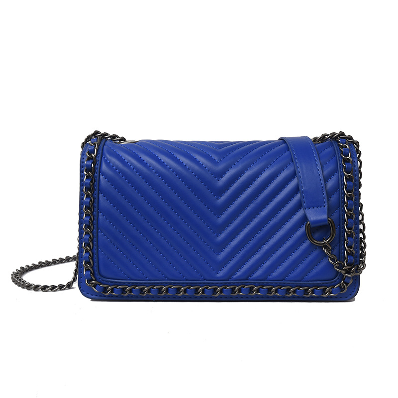 Bolso de Cadena Retro Estilo Hong Kong, Verano 2025, Nuevo, Transfronterizo, Super Popular, Texturizado, Bolso de Hombro, Bolso Cruzado Acolchado de Moda para Mujer