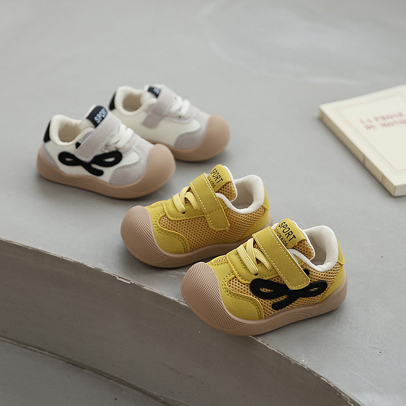 Baby Shoes 0~6 Years Old Spring and Autum Breathable Mesh Anti-Kick Soft Sole Anti-Slip Boys Toddler Shoes Women's Shoes Mesh Shoes