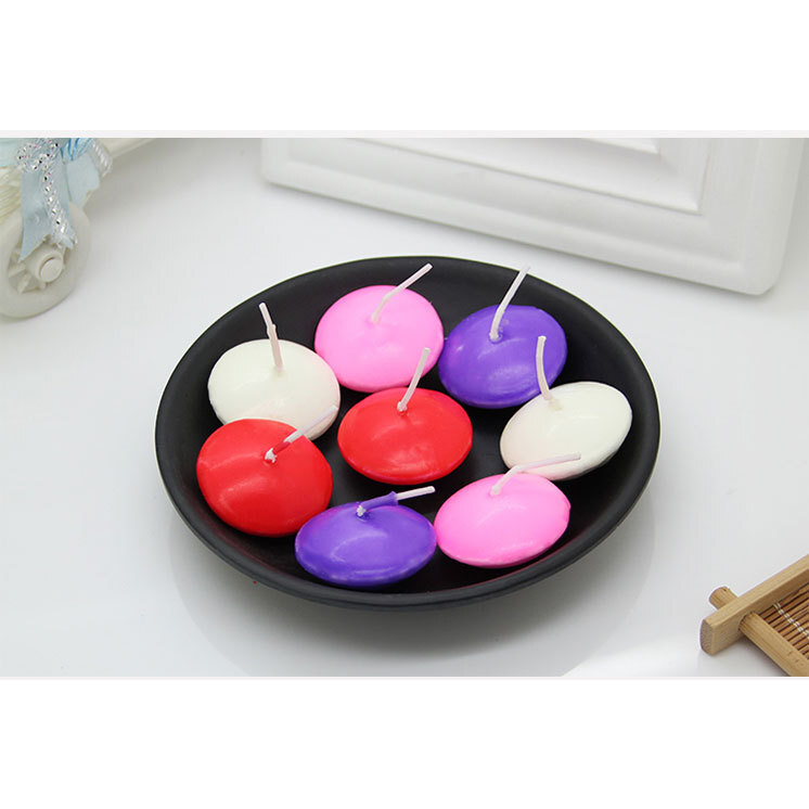 Velas flotantes de agua, suministros festivos de vela, deseos, propósitos de boda, bolas de agua flotantes, marfil, velas blancas