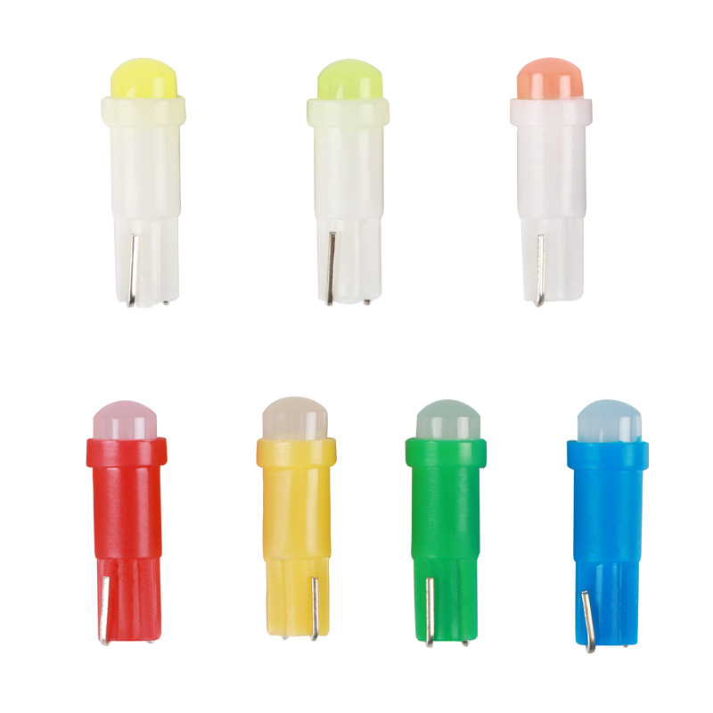 Car light bulb ceramic T5 car LED instrument light makeup light T5…