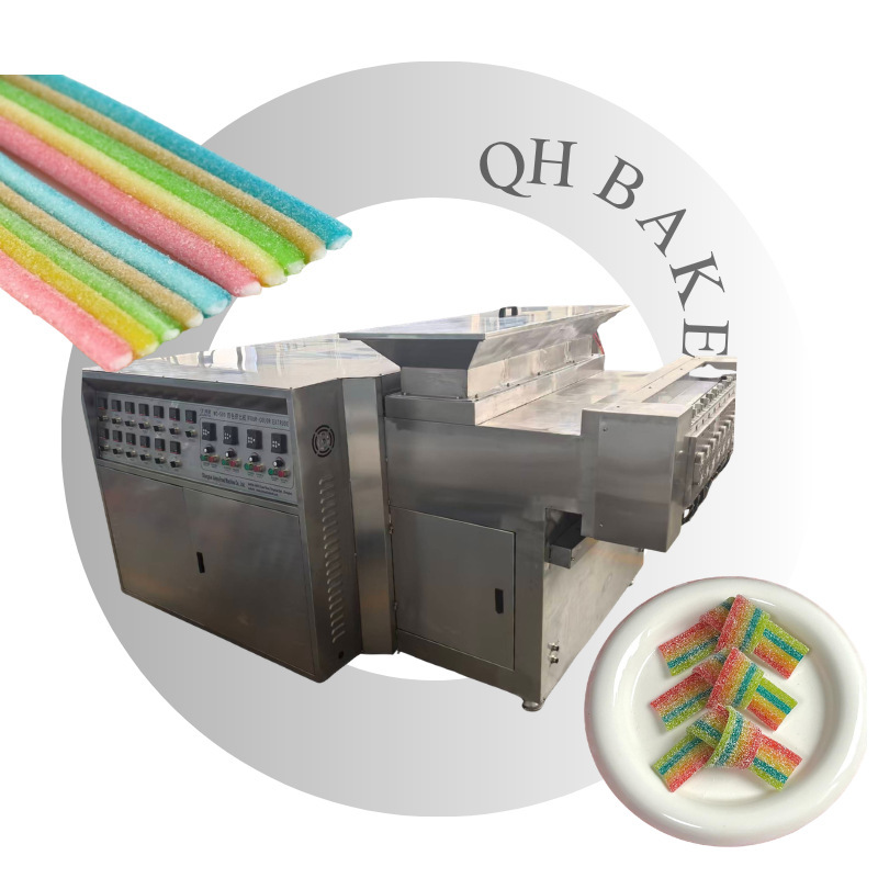 Directly from the Manufacturer: Large-Scale Sour Candy Production Equipment, Fully Automatic Gel Candy Machine, Capable of Producing Rainbow Sour Candy