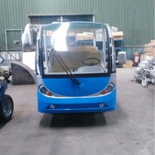 经典造型电瓶观光车 14座电动观光车 不带门电动车 游览观光车