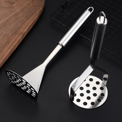 Creative stainless steel potato masher household kitchen small tool set garlic sweet potato pumpkin crushing masher