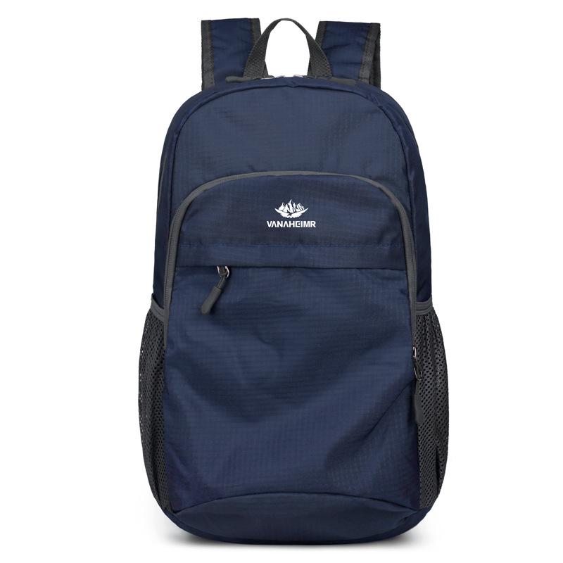 Mochila Mochila para estudiantes de viajes al aire libre Mochila plegable ligera Mochila de gran capacidad anti-salpicaduras Bolsos de moda para hombres y mujeres