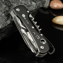 批发瑞士多功能小刀户外野营锋利折叠水果小刀具防身随身便携组合