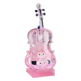 Riman Doll Trendy Playing Violin Star Lamp quicksand Oil Drops Luminous Ornaments Creative Girl Heart Oil Ornaments