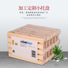 メーカー卸売コースター木製火傷防止装飾品コーヒーマット無垢材正方形中空木製ベースポットマットミニ