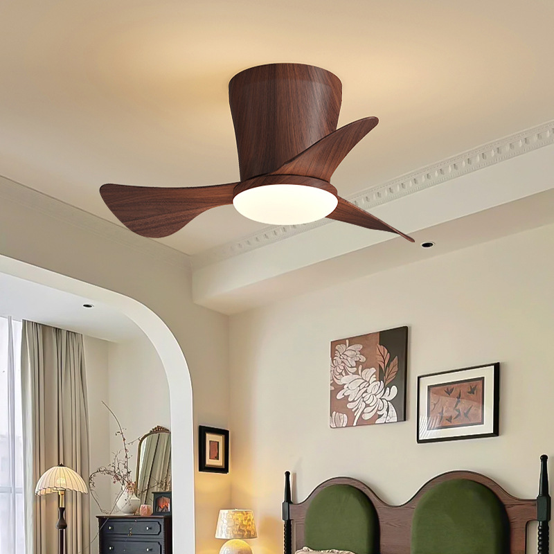 [Seleccionado cuidadosamente] Ventilador de viento antiguo, lámpara de techo de ventilador, nueva lámpara de ventilador de techo 2025, protección ocular retro, ventilador de conversión de frecuencia