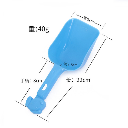 Cross-border direct supply new candy color dog food shovel dog food scoop pet food scoop for cats