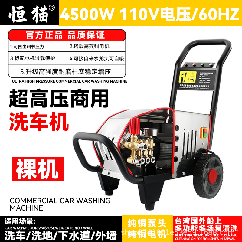 Máquina de limpieza de alta presión 110V, motor de cobre, automática image 42