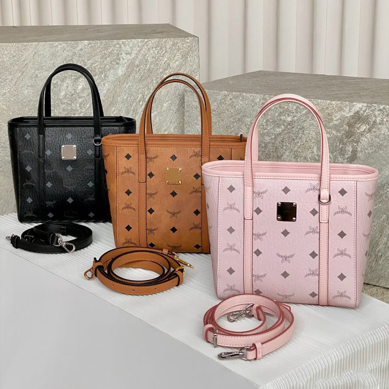 Mc Home 2025 New Style Basket Print Handheld Shopping Bag Commuter Versatile Single Shoulder Crossbody Tote Bag Light Luxury