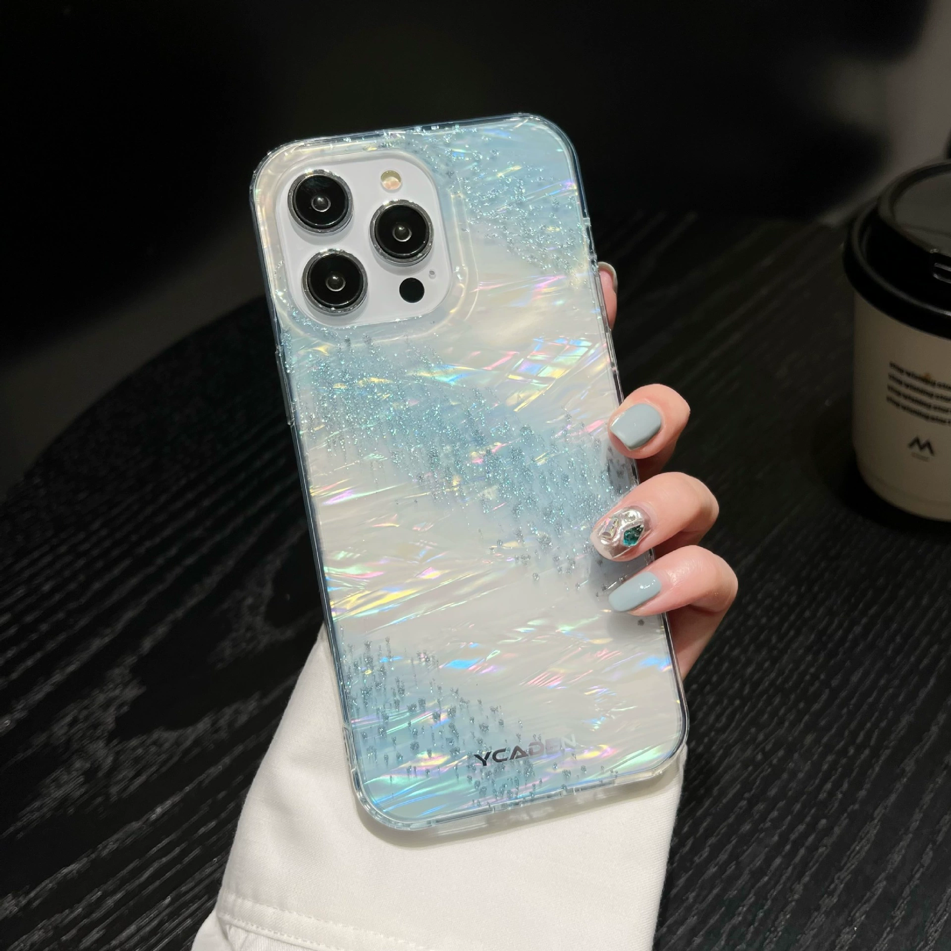Apple, радуга iPhone16, совместимый чехол для телефона, защитный чехол, 16промакс, градиент, защита от падения
