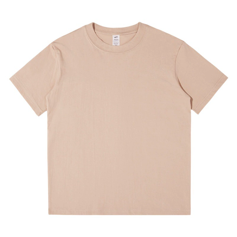 Летний сплошной цвет 230 г хлопчатобумажная нижняя рубашка мужской белый повседневный дикий воротник с короткими рукавами