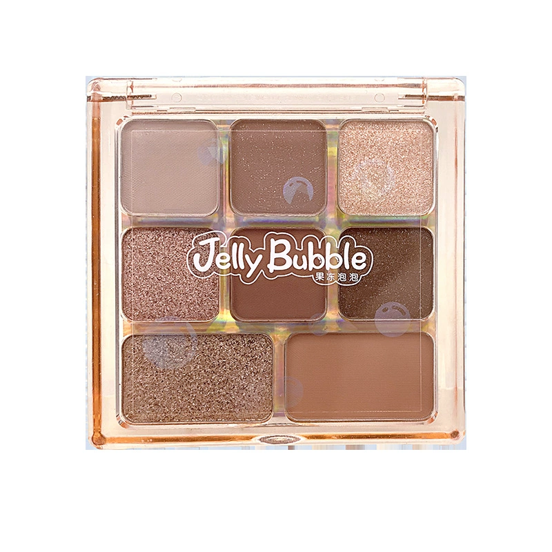 [JellyBubble Jelly Bubble 8 Colors Eyeshadow Palette Matte Earth Color Pearl Glossy Студентский Milk Tea цвет]