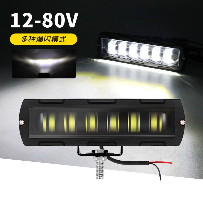 30W Мощный концентрический передний светодиодный прожектор внедорожник модифицированный вспомогательный свет мотоцикл дальний ближний свет 12-80V