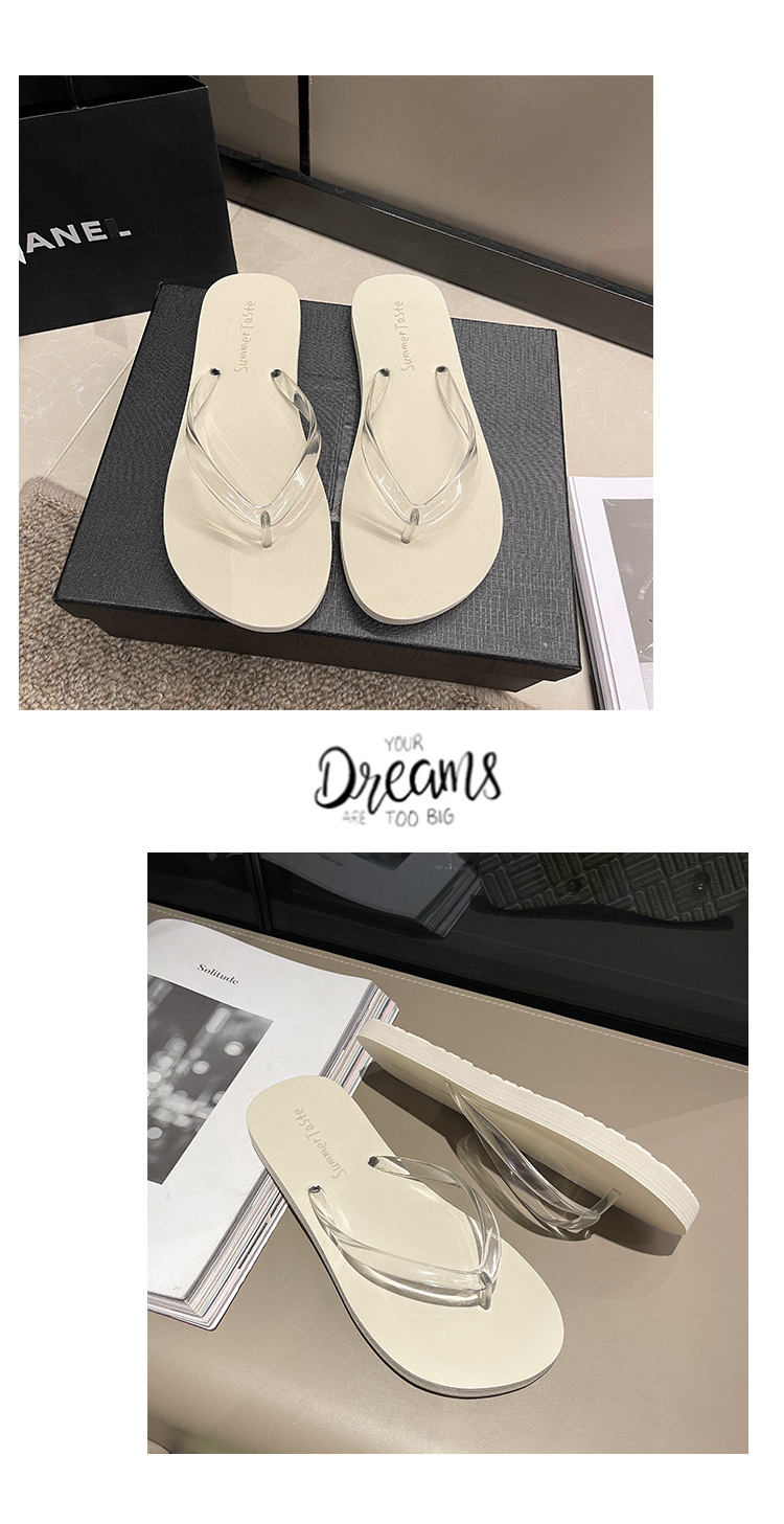 High-end Women's Flip-flops Trendy Anti-slip Toe-post Sandals_voghion.com