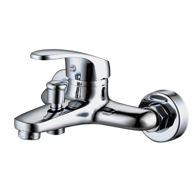 Bañera de latón anticongelante IELTS triple grifo de control doble frío y caliente ducha de baño válvula mezcladora de baño grifo