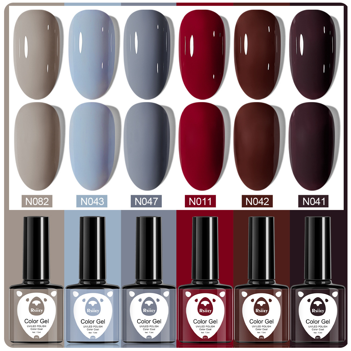 6 colores esmalte de uñas pegamento fototerapia embotellada color popular pintado brillante ojo de gato pegamento UV fototerapia pegamento esmalte de uñas traje de pegamento