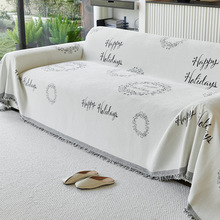 双面可用沙发盖布四季通用全包沙发罩沙发垫2025新款雪尼尔沙发巾