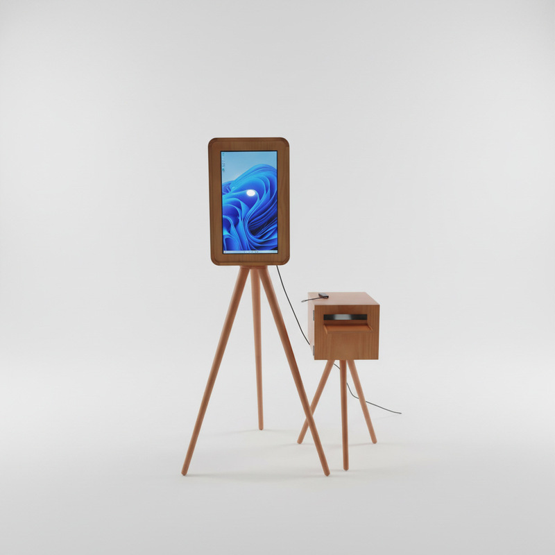 Vintage Style Photo Booth Portable Tripod Wooden Style Photo Booth with Stand Vintage Style Photo Booth Portable Tripod Wooden Style Photo Booth with Stand
