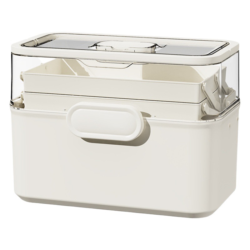 Caja de medicina hogar extra grande caja de medicina hogar gran capacidad para niños medicina multi-capa de almacenamiento médico caja al por mayor
