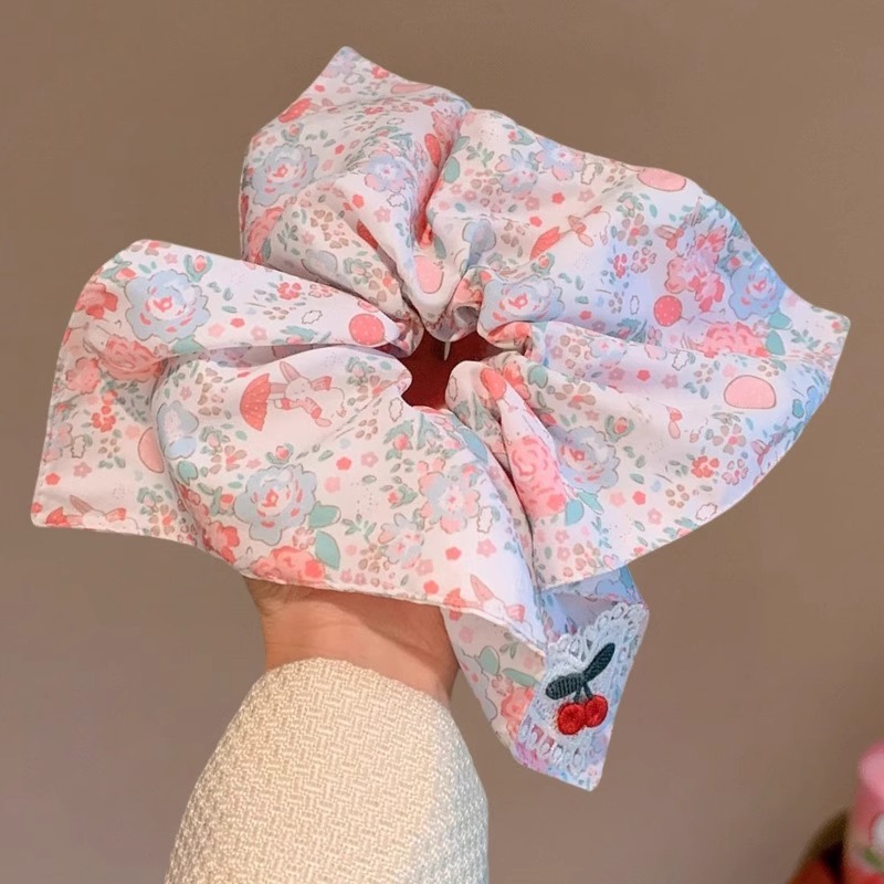 Encaje retro francés, diadema de intestino grueso, mujer 2025, nuevo estilo, cuerda para el cabello, banda de goma, lazo, dulce cuerda para el cabello, accesorios para el cabello