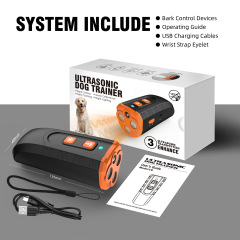 クロスボーダー超音波犬駆除器ポータブル手持ち三核超音波パワートレーニング吠え器フラッシュペット