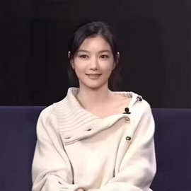 金裕贞同款白色高领斜肩套头针织毛衣女慵懒风气质百搭休闲上衣