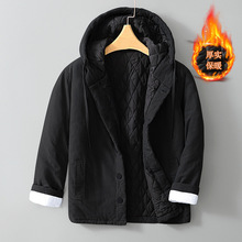 L169 国风连帽加厚保暖休闲棉衣 纯棉宽松舒适上衣外套