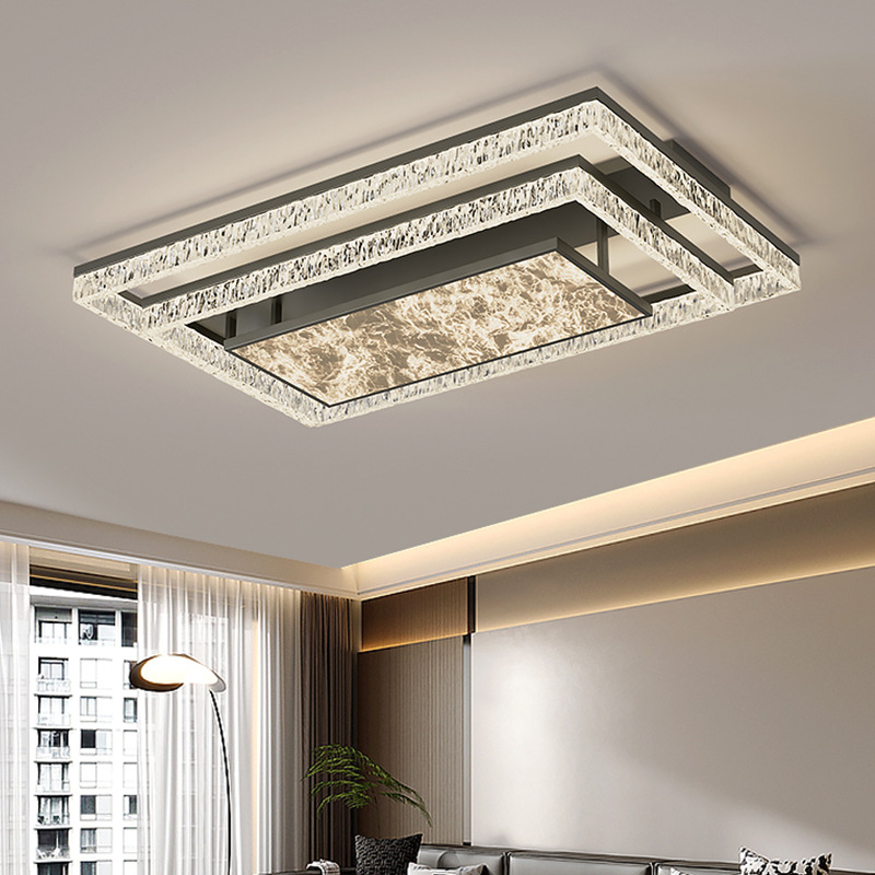 Lámpara de techo minimalista italiana moderna lujosa luz de nube y niebla lámpara principal del dormitorio atmósfera doméstica lámpara Zhongshan