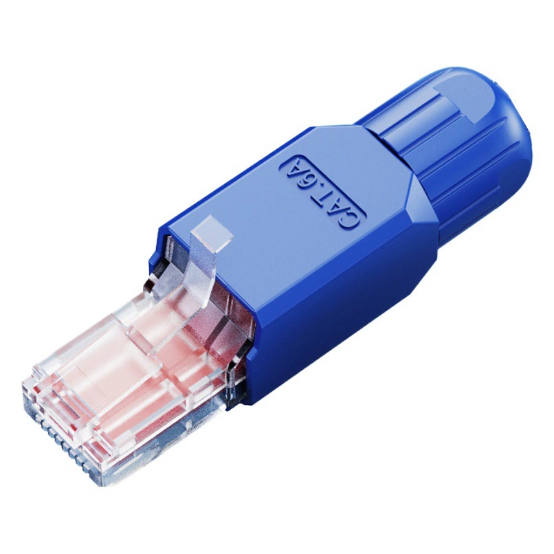 Прямые поставки неэкранированных гигабитных сетевых кабелей категории 6 и категории 6A с кристаллическими головками, не требующими сжатия.