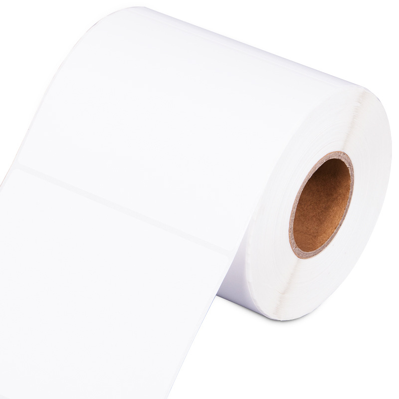 Deli papel recubierto de tres pruebas de papel autoadhesivo de impresión de papel Etiqueta de código de barras de papel etiqueta de precio de papel image 3